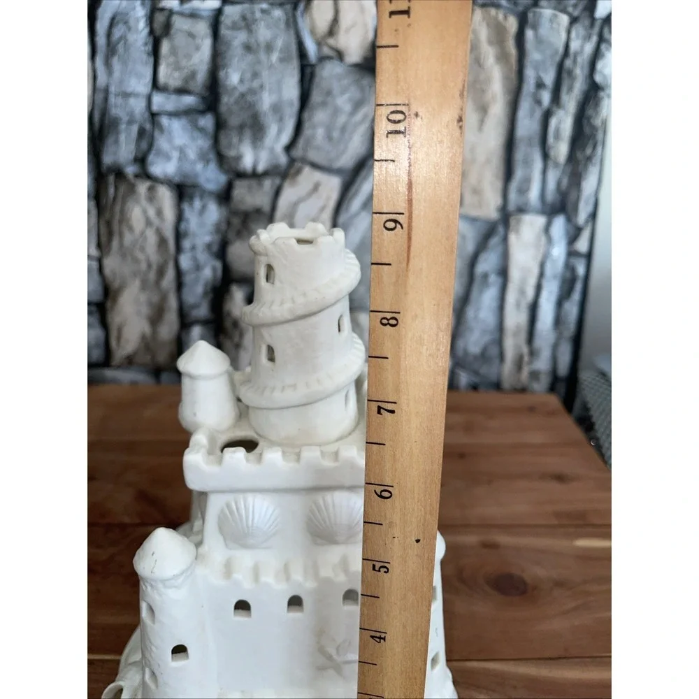 PARTYLITE Sand Castle 2000 Tea Light Candle Holder Farmhouse Beach P7306 - Picture 6 of 10